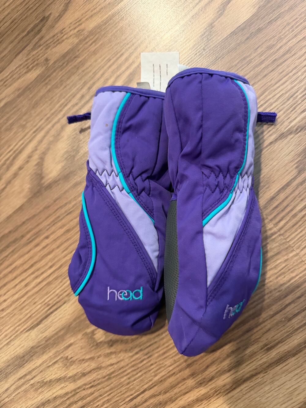 HEAD Jr. Ski Mittens Insulated Purple Child Small Ages 4-6